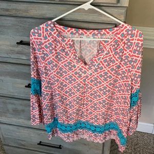 Crown and ivy tunic top